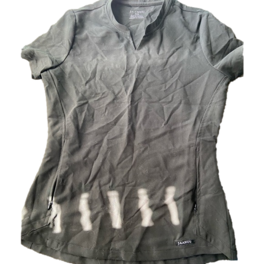 Jannuu Women's  Scrub Top FUSEryx black XXS